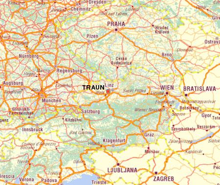 Traun in Europa